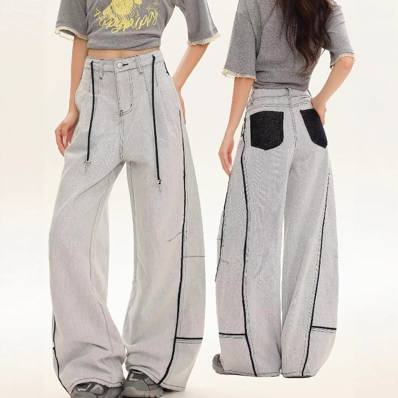 Women jeans high waist women's loose pants