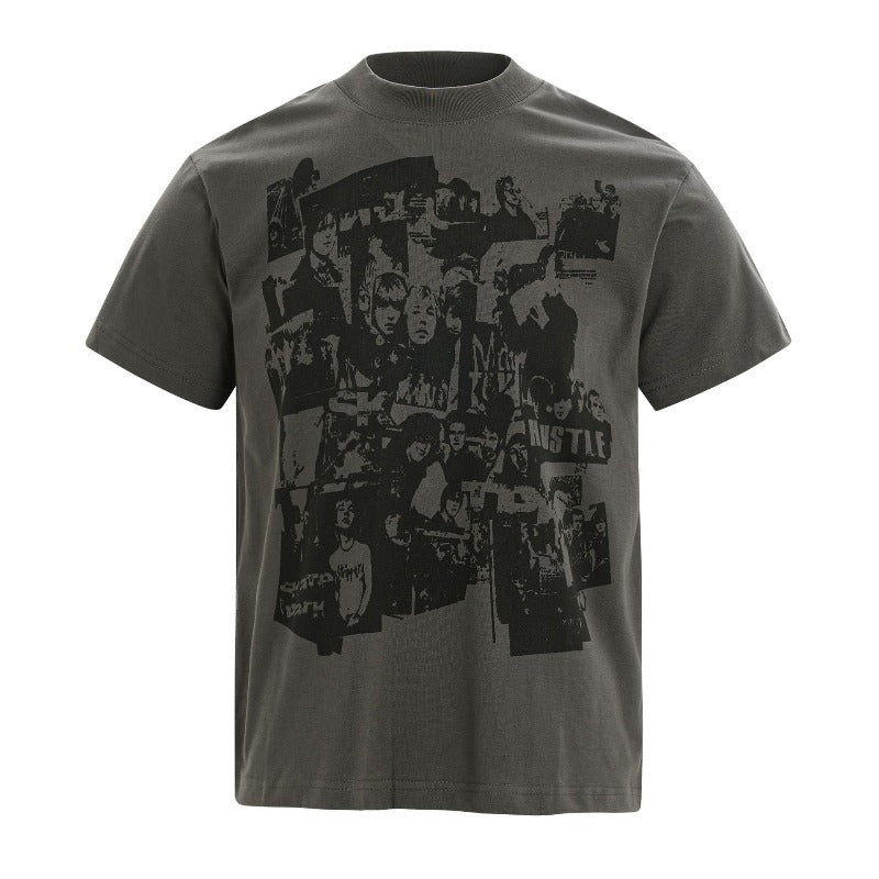 Men's t-shirt - american unisex trendy solona cool-touch graphic design - men's high street slim fit short sleeve tee