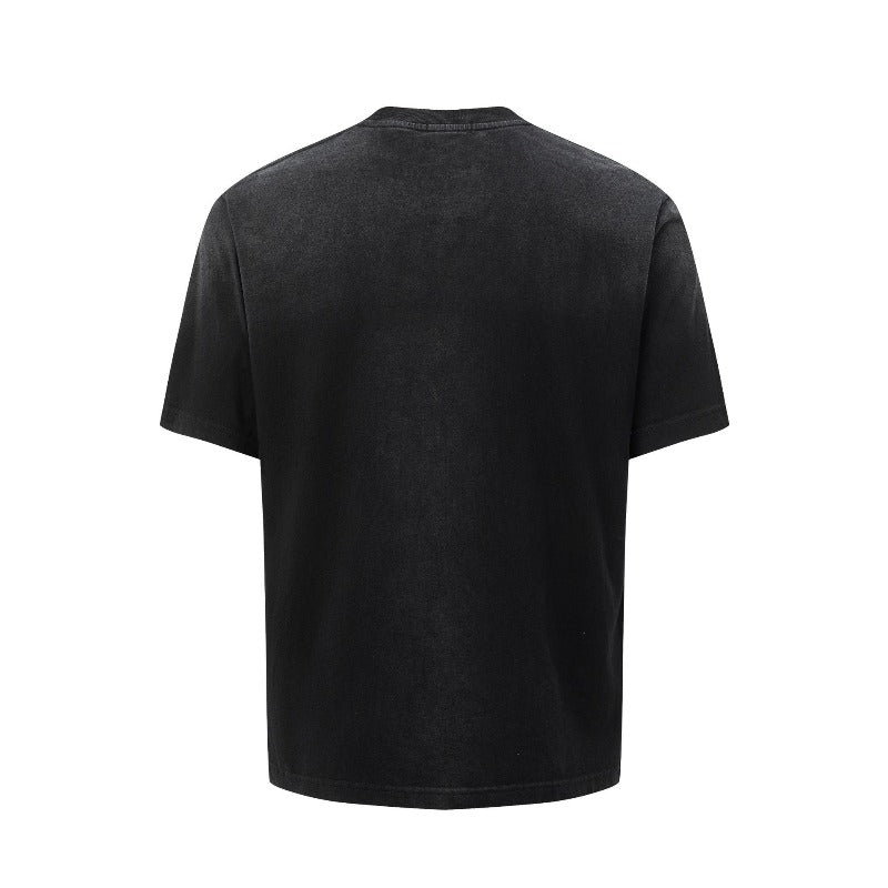 Men's t-shirt - american street style, summer unisex, fun text design, slim fit, premium quality short sleeve tee