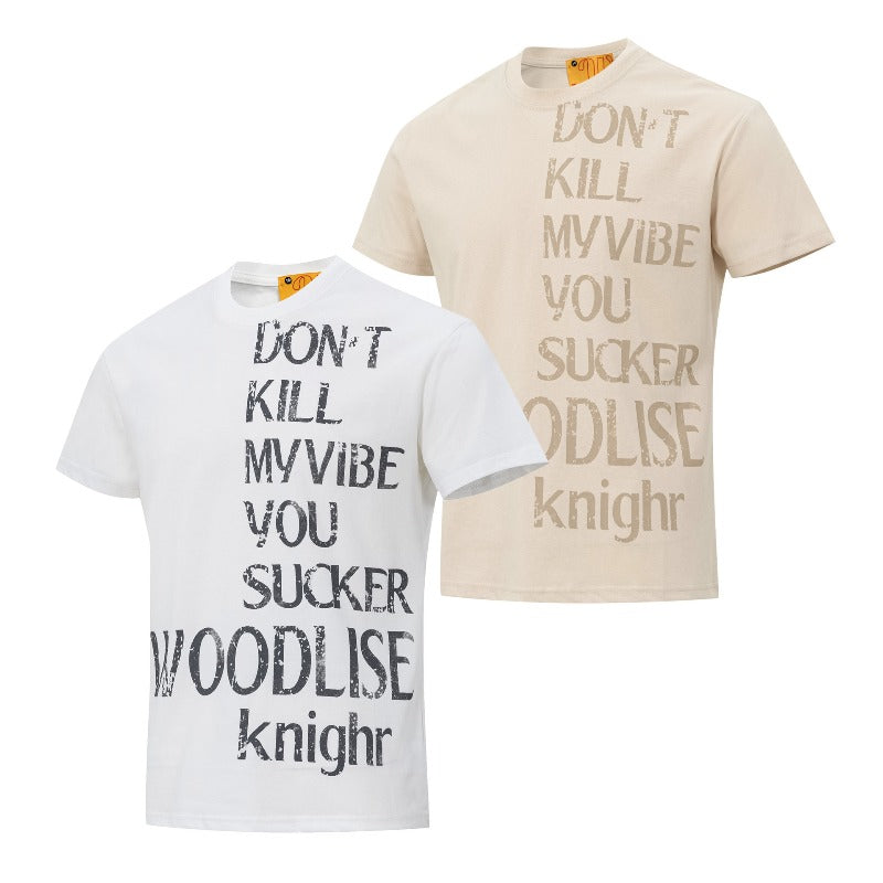 Men's t-shirt: wt american street style, unisex, premium summer letter print graphic design, slim fit short sleeve tee