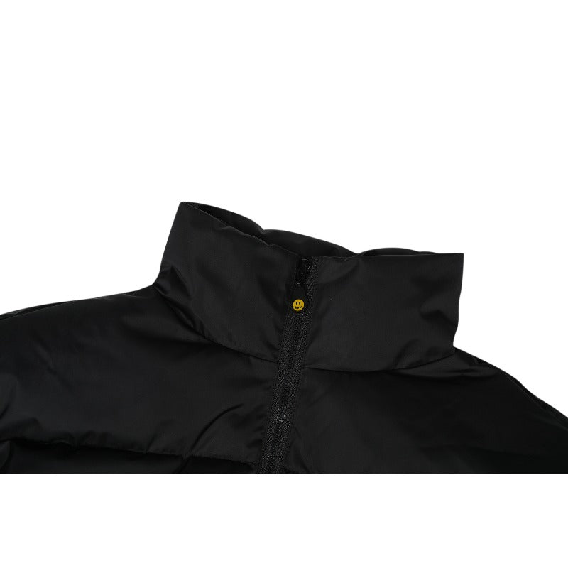 Drew house jacket spring and summer d@ew rubber strip smiley letter casual cotton jacket