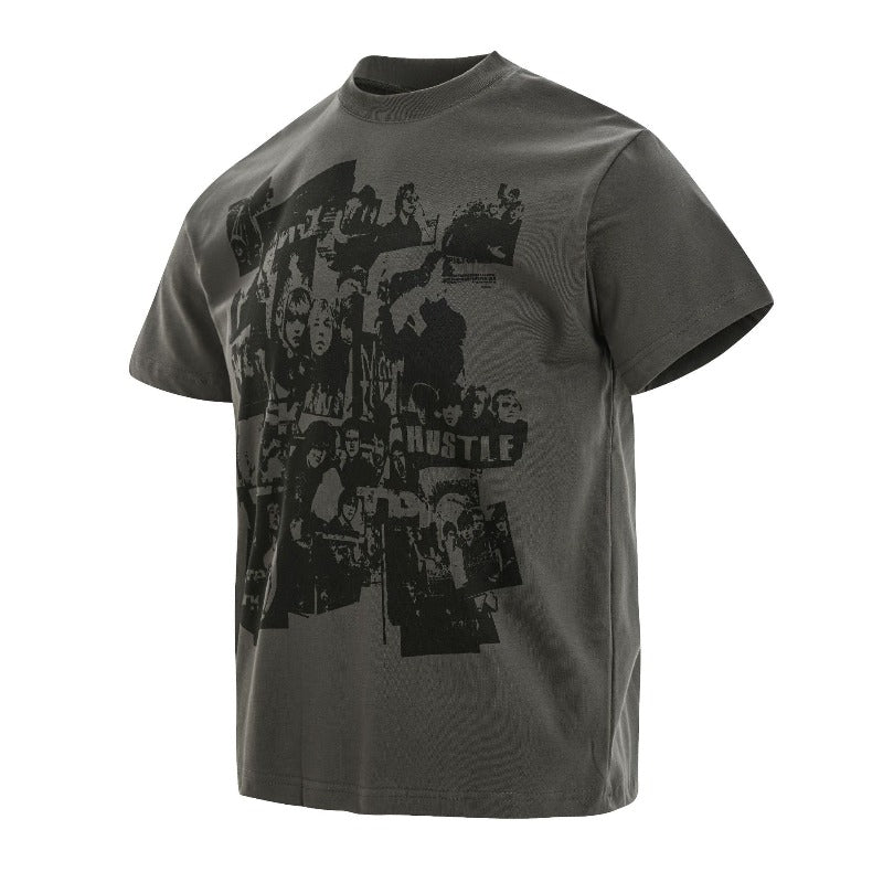 Men's t-shirt - american unisex trendy solona cool-touch graphic design - men's high street slim fit short sleeve tee