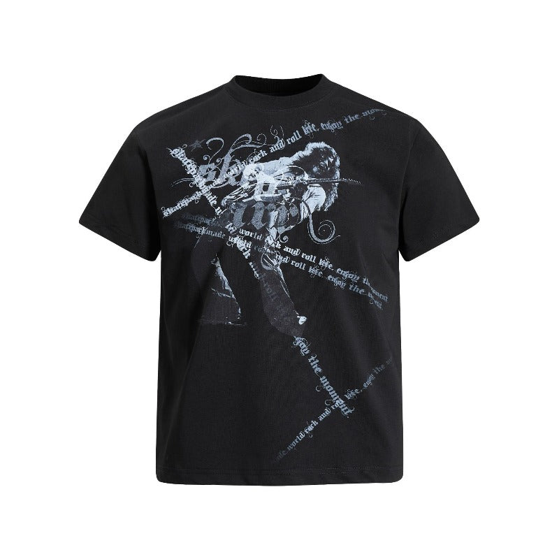 Men's t-shirt - american retro unisex solona cool abstract pattern design - men's high street slim fit short sleeve tee