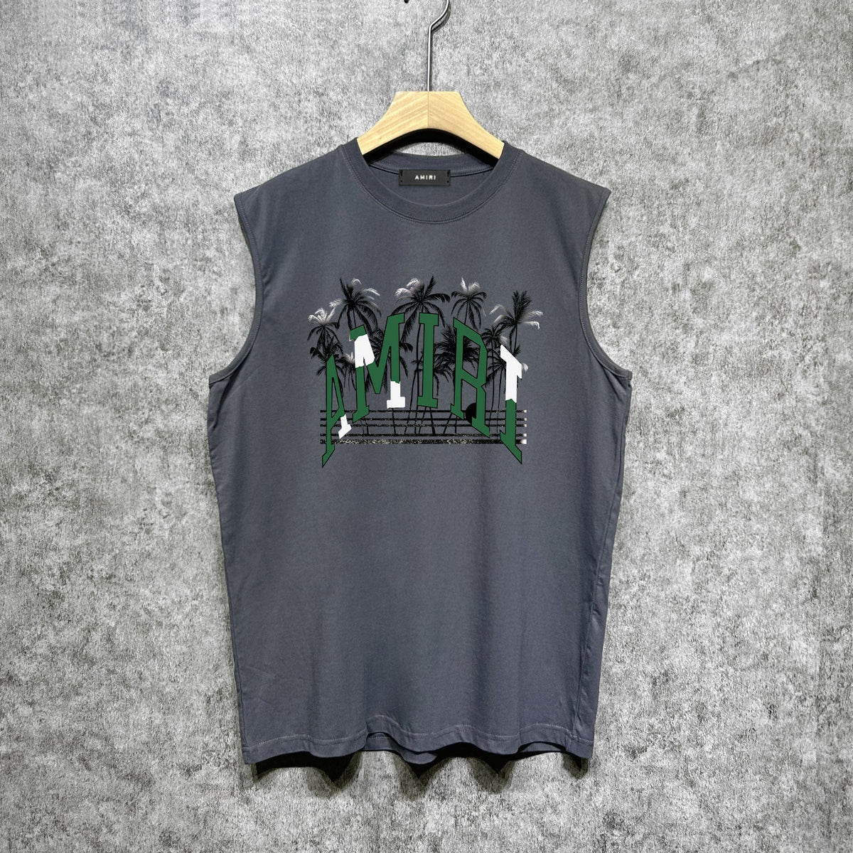 Amiri tank top coconut beach print