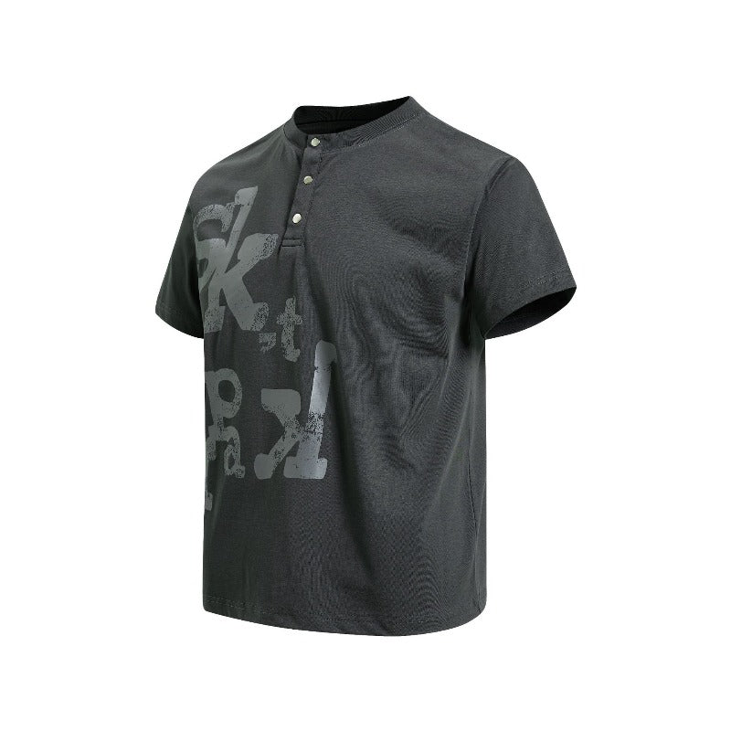 Men's t-shirt - american retro unisex solona cool-touch letter graphic design - men's high street slim fit short sleeve tee