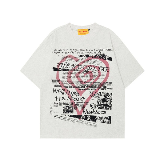 Men's t-shirt - wt american streetwear vintage magazine graphic design - men's relaxed fit premium unisex short sleeve tee