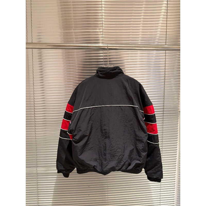 Drew house jacket spring & fall d@ew plain edge contrast colorpatchwork quilted cotton jacket