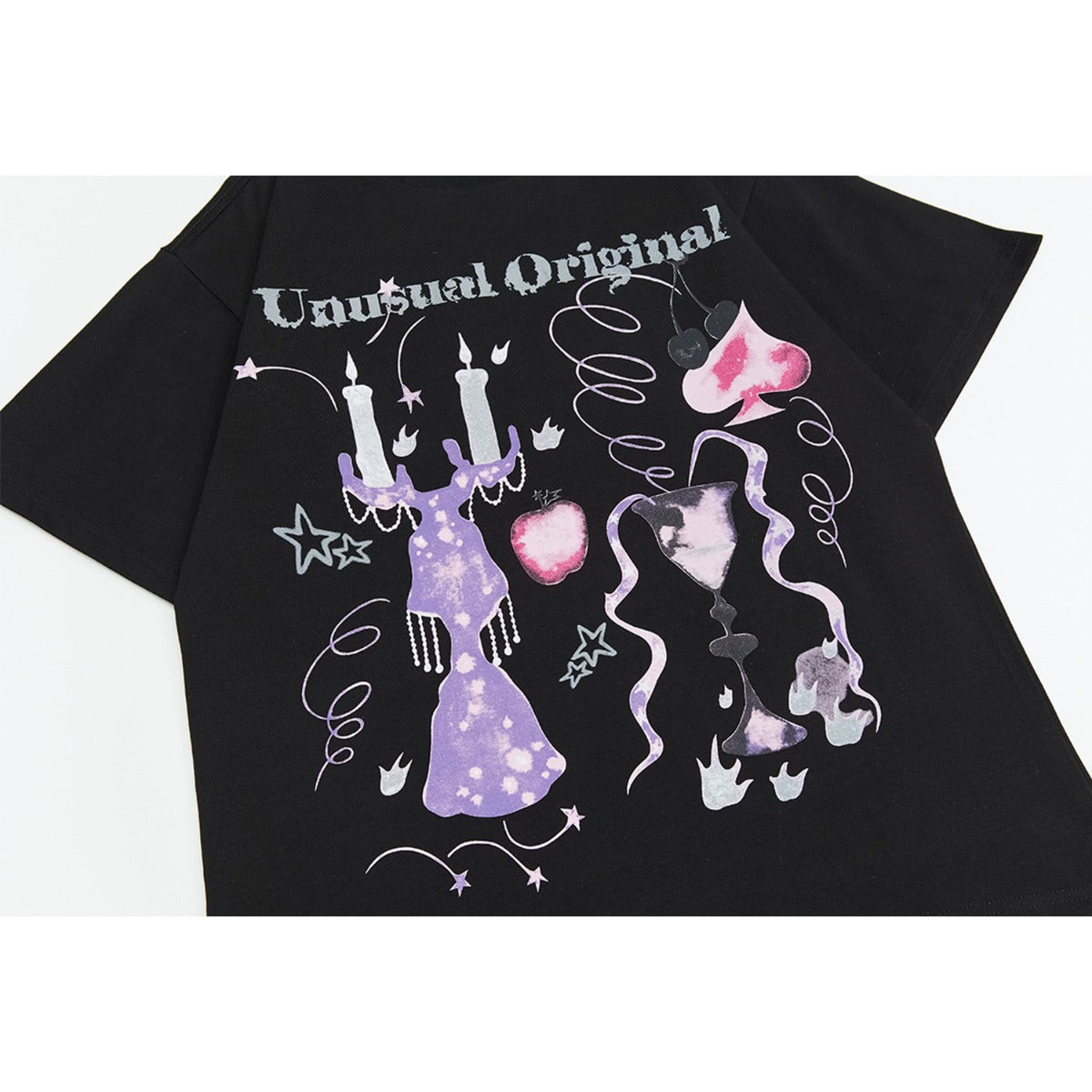 Unisex T-shirts Summer Painting Men's Loose Short Sleeve T-Shirt