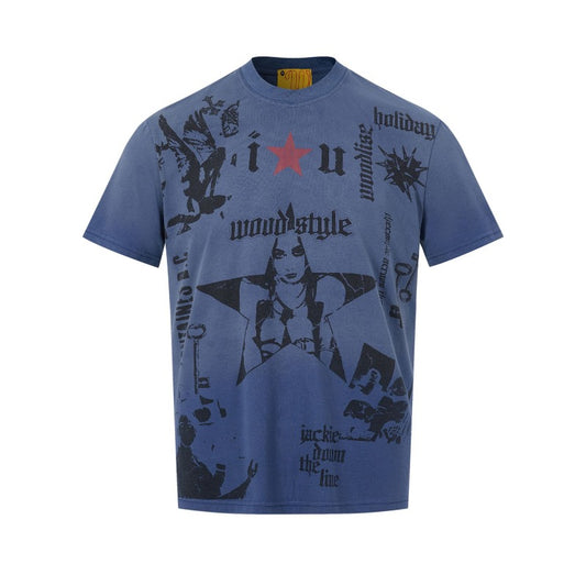 Men's t-shirt: wt american street style, unisex, premium quality, summer cartoon print design, slim fit short sleeve tee