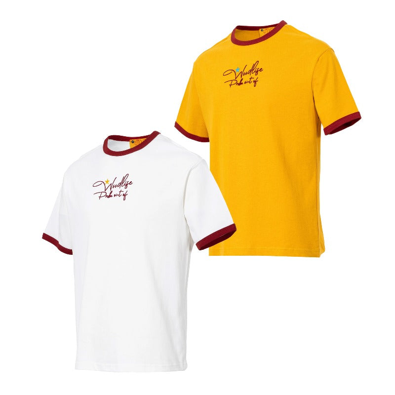 Men's t-shirt: wt american street style, unisex, premium summer letter embroidery design, slightly relaxed fit, short sleeve tee