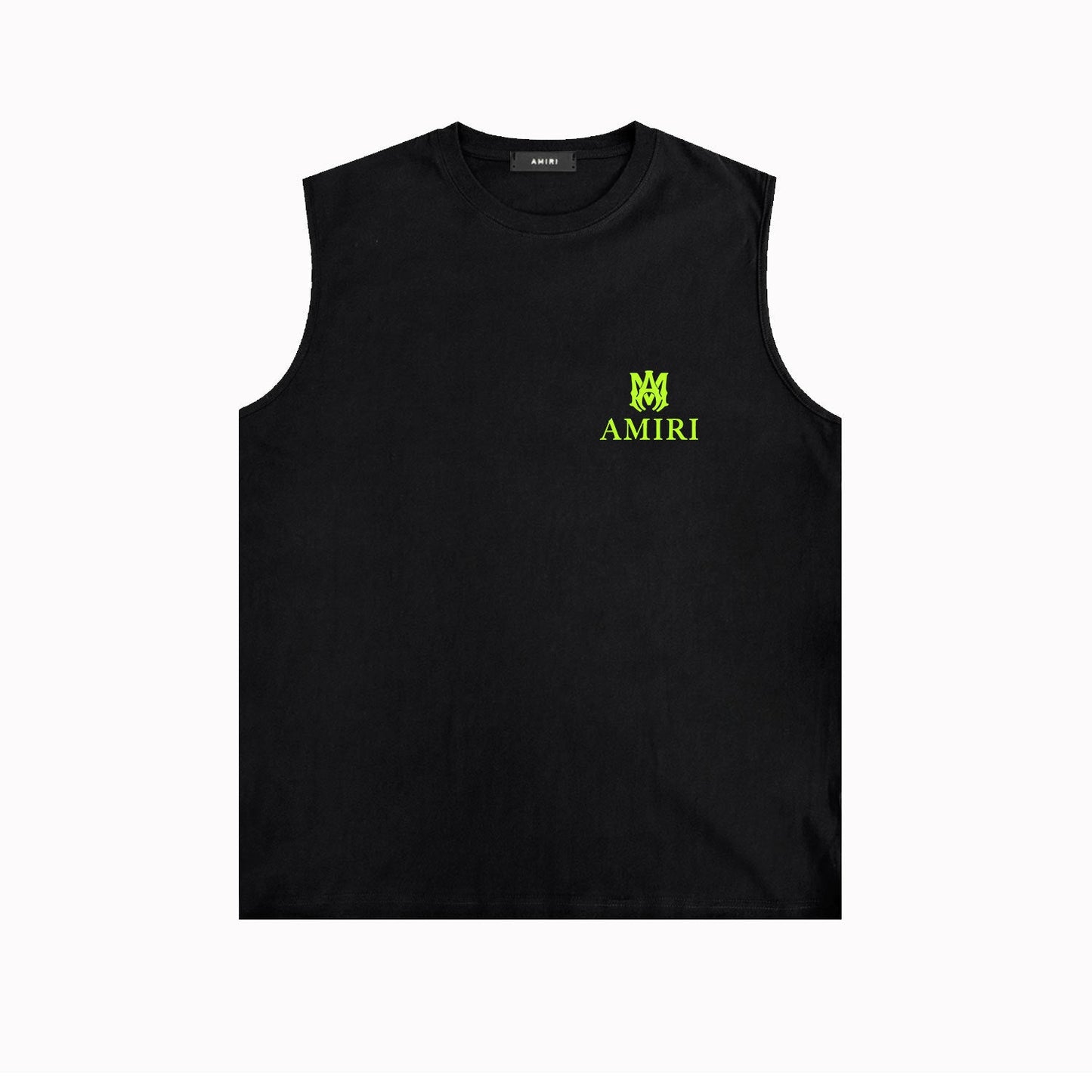 Amiri tank top small spider letter horizontal stripprinting