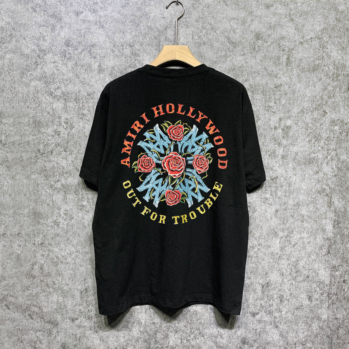 Amiri t shirts floral print short sleeve