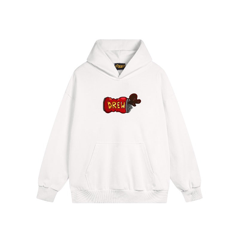 Drew house hoodie fall and winter d@ew cartoon series pattern pullover hooded sweatshirt
