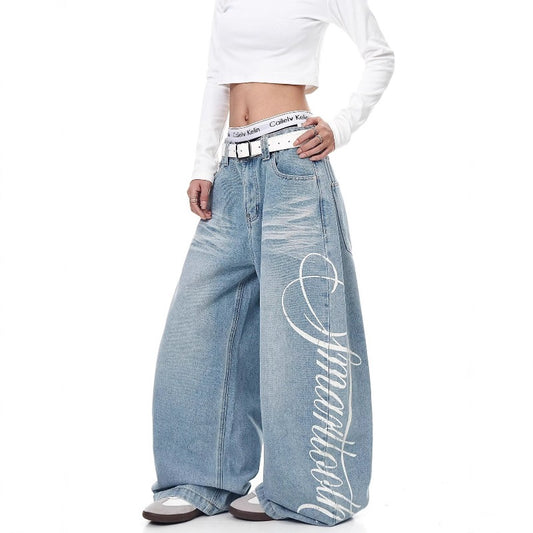 Women jeans retrohigh waistloose
