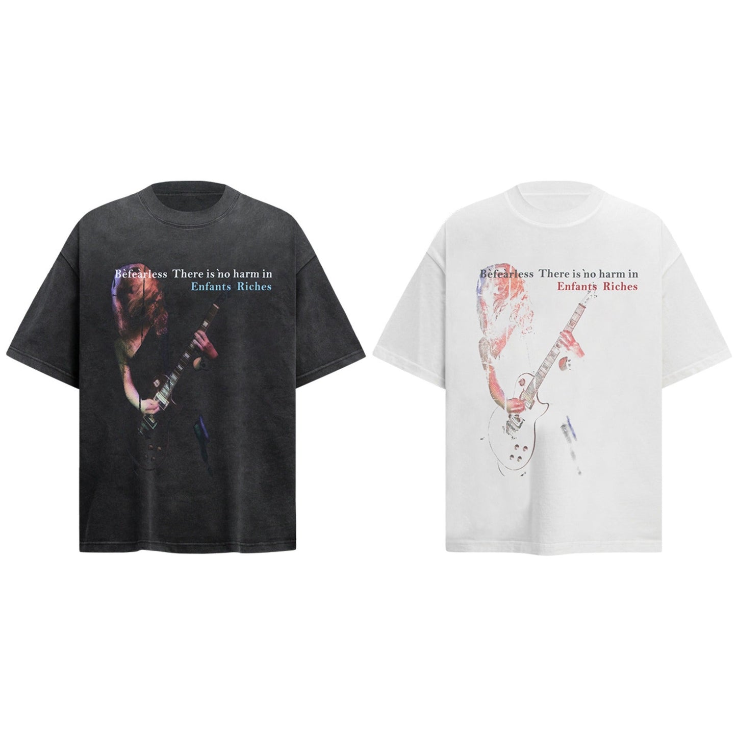 Unisex T-shirts Street Vintage Old Men's Loose Short Sleeve T-Shirt