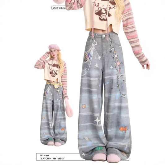 Women jeans retrolooseslimming look