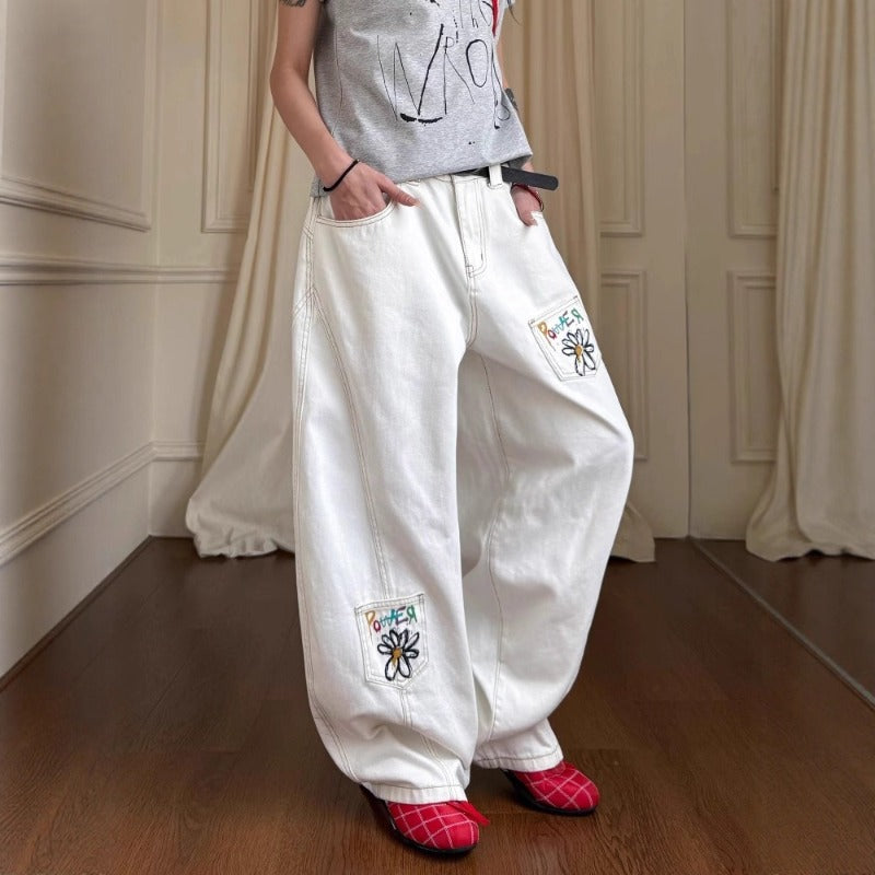 Women jeans retro women's versatile
