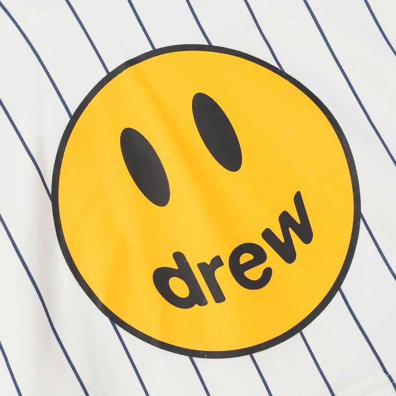 Drew house hoodie autumn and winter d@ew smiley letter stripes hooded sweatshirt