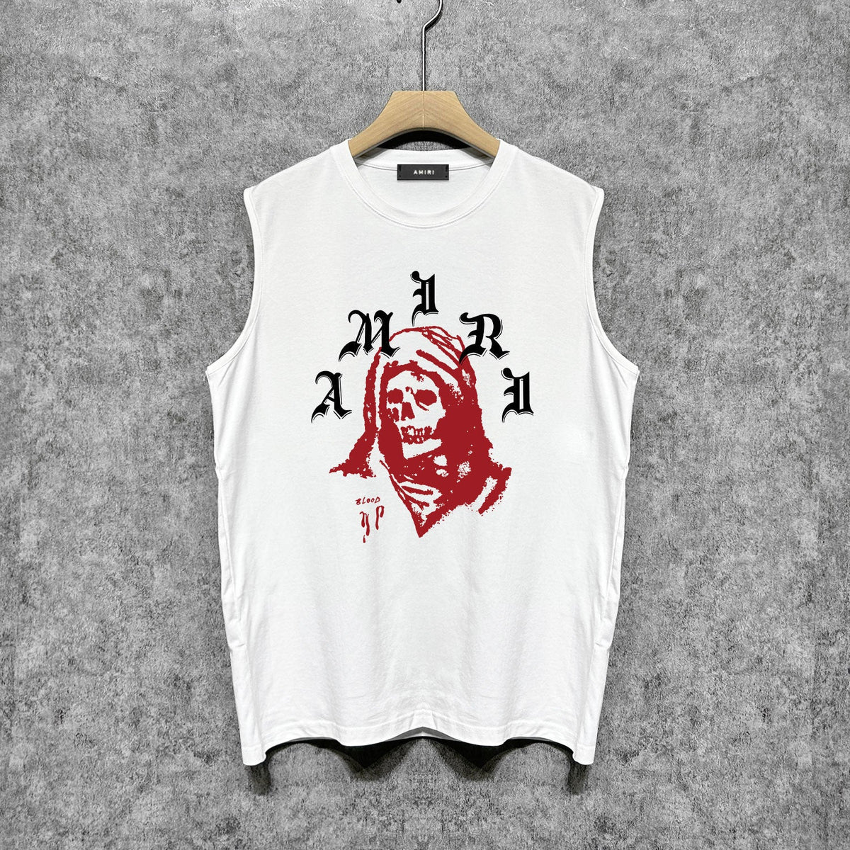 Amiri tank top bandana skull print