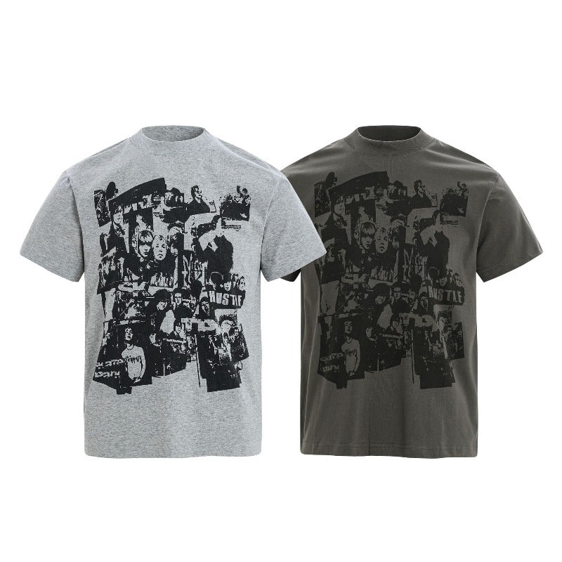 Men's t-shirt - american unisex trendy solona cool-touch graphic design - men's high street slim fit short sleeve tee