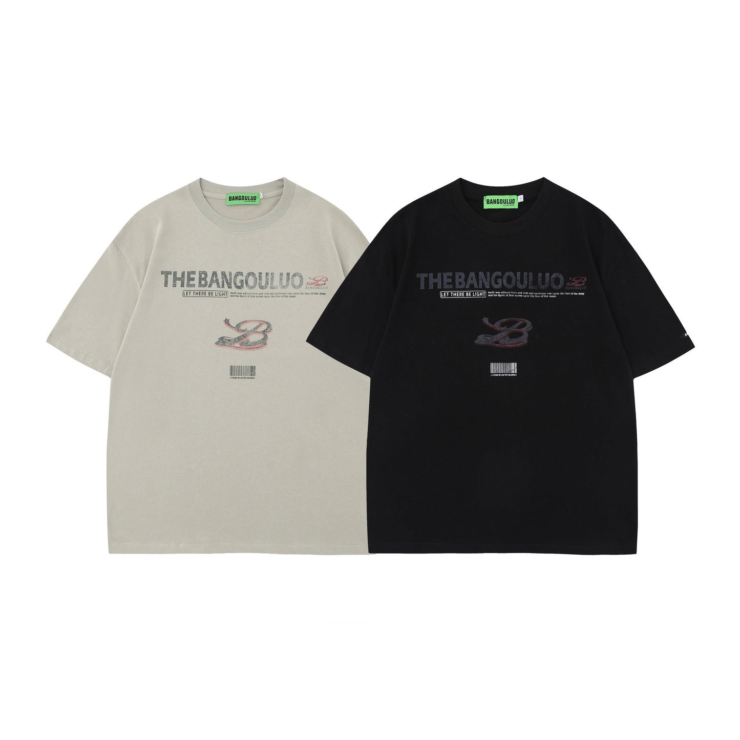 Unisex T-shirts Spring Stripe Size Loose Short Sleeve T-Shirt