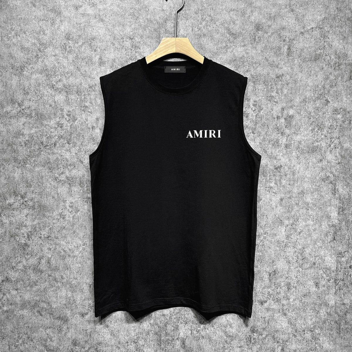 Amiri tank top new thick letterprinting