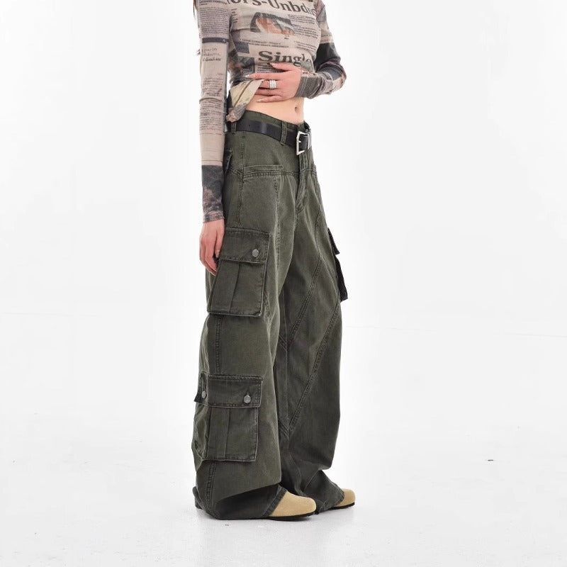 Women jeans american retro summer loose