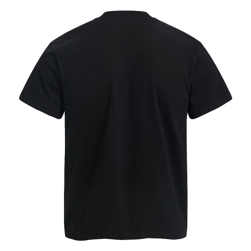 Men's t-shirt - american retro unisex solona cool-touch letter print design - men's high street slim fit short sleeve tee