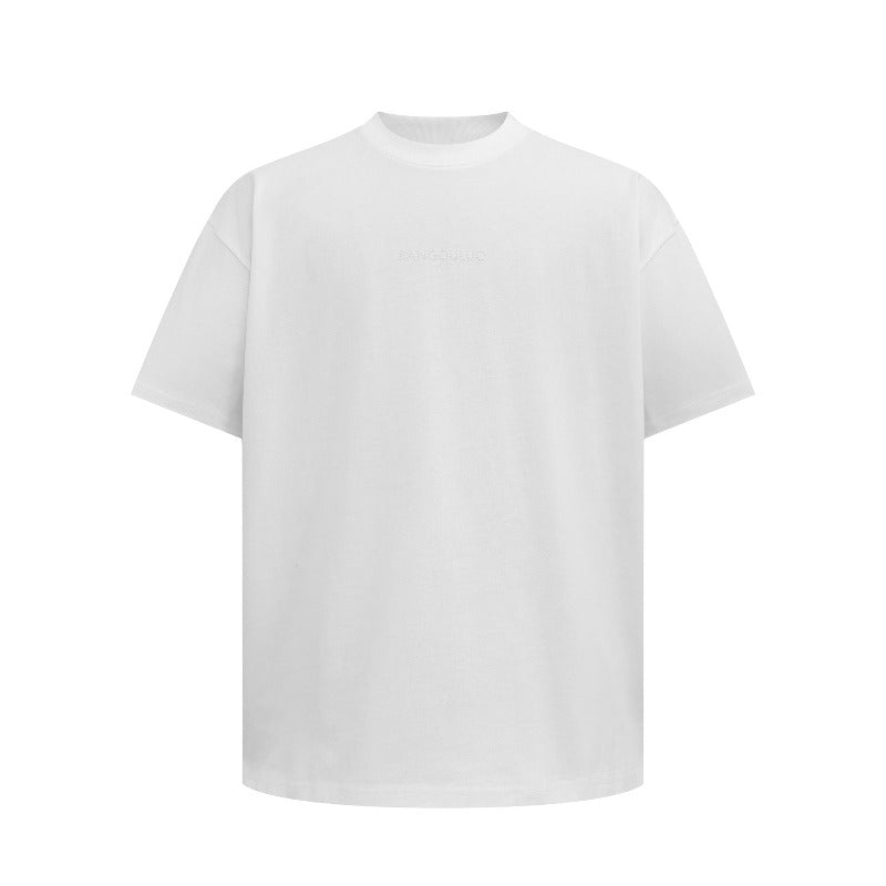 Men's t-shirt: american streetwear summer unisex premium minimalist logo graphic design loose fit short sleeve tee