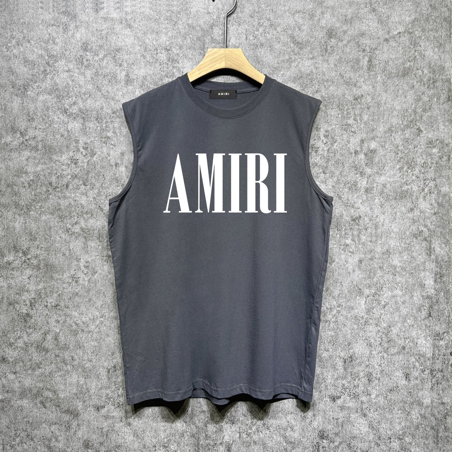 Amiri tank top big classic letterprinting