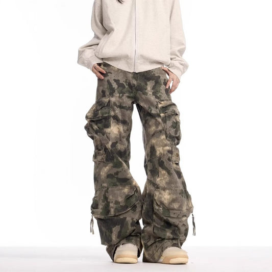 Women jeans summer camouflage