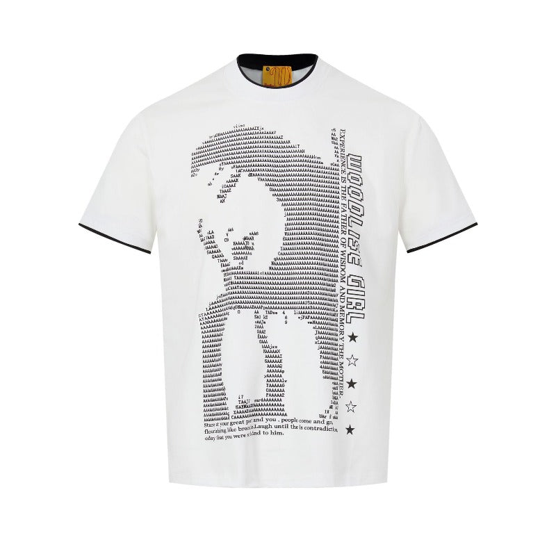 Men's t-shirt: wt american street style, unisex, premium feel, summer creative character design, men's crew neck, slim fit, short sleeve t-shirt