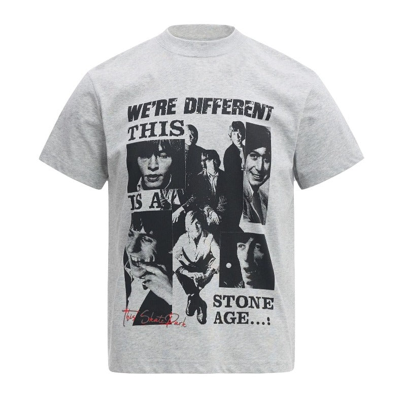 Men's t-shirt - american retro unisex solona cool-touch graphic design - men's high street slim fit short sleeve tee