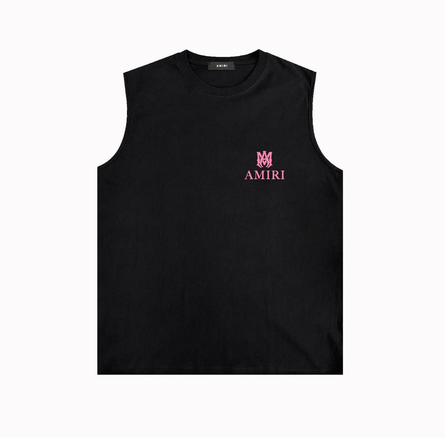 Amiri tank top small spider letter horizontal stripprinting