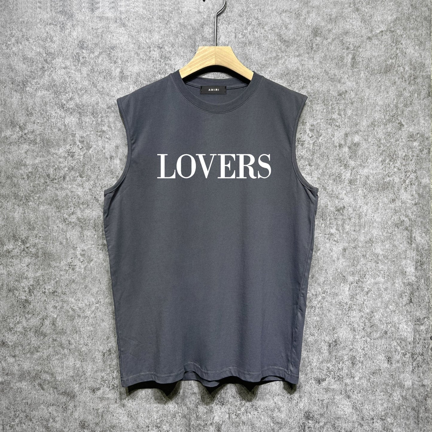 Amiri tank top broken heart print