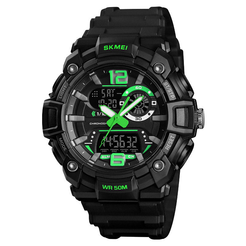 Analog-Digital Watch Outdoor Sports Waterproof Men's Electronic Watch