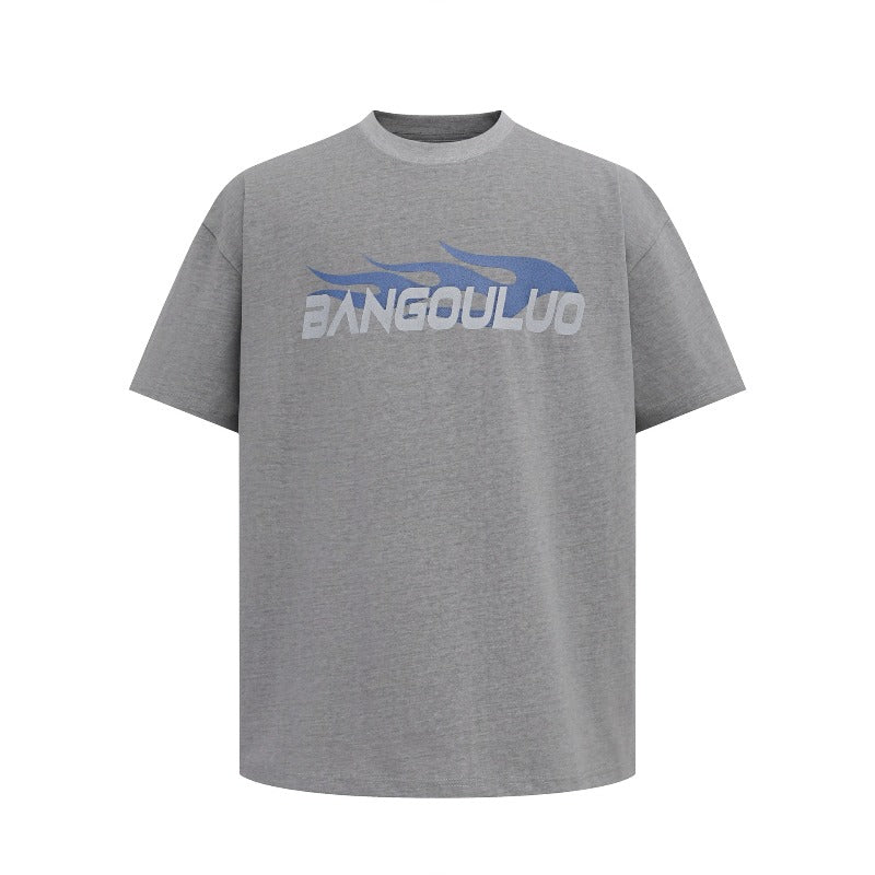 Men's t-shirt - american streetwear style, summer unisex, premium minimalist logo design, men's relaxed fit short sleeve tee