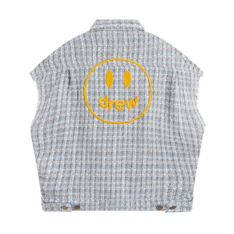 Drew house jacket early autumn d@ew tweed lapel tweed styleflap pocket pantsvest
