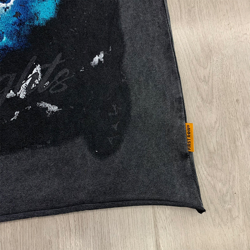 First Row T Shirts WARNING NOT SO QUIET WOLF CROPPED TEE