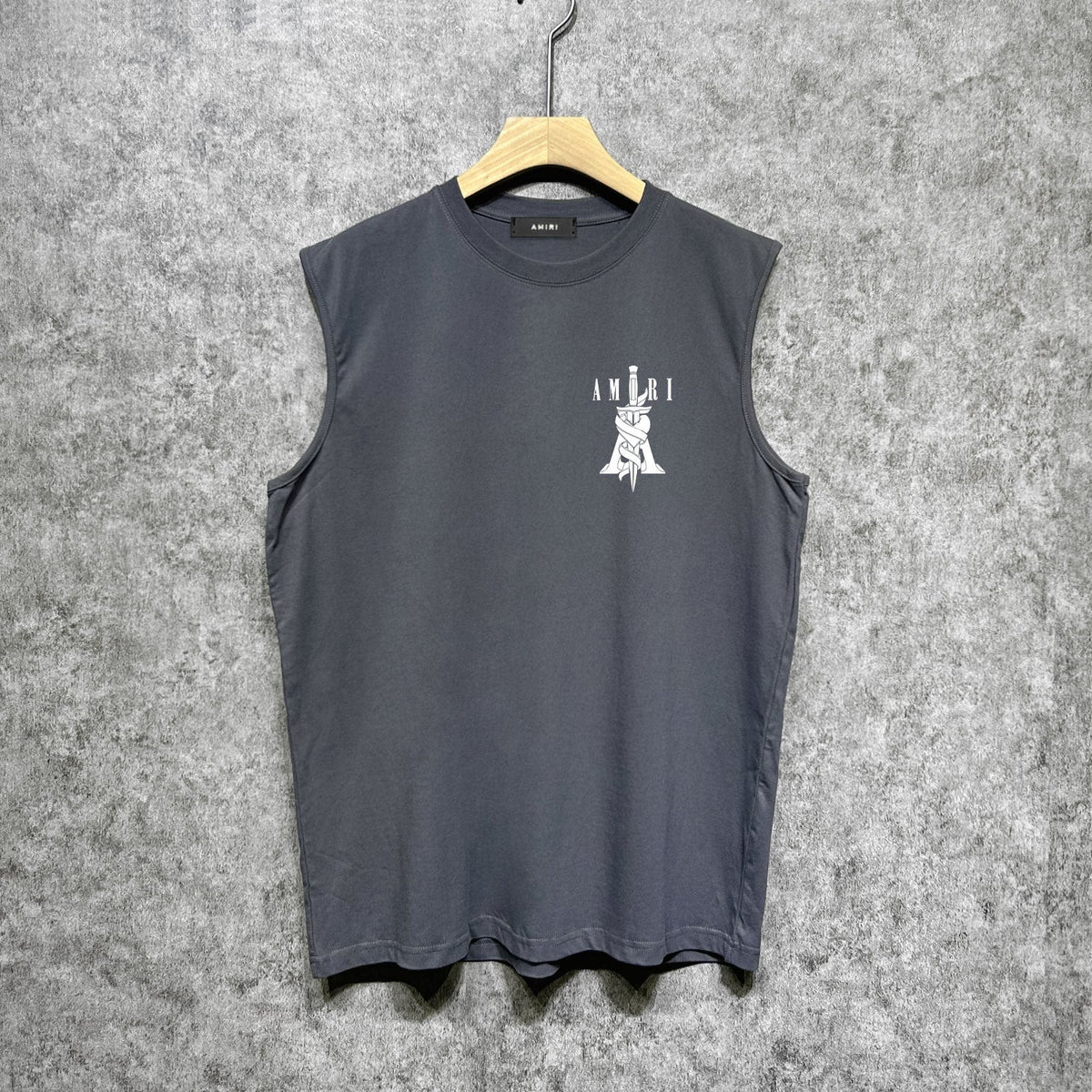Amiri tank top sword printing