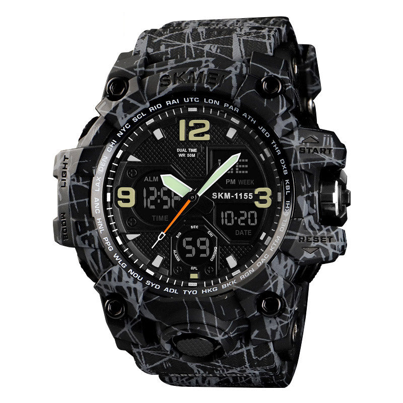 Analog-Digital Watch Outdoor Sports Waterproof Electronics