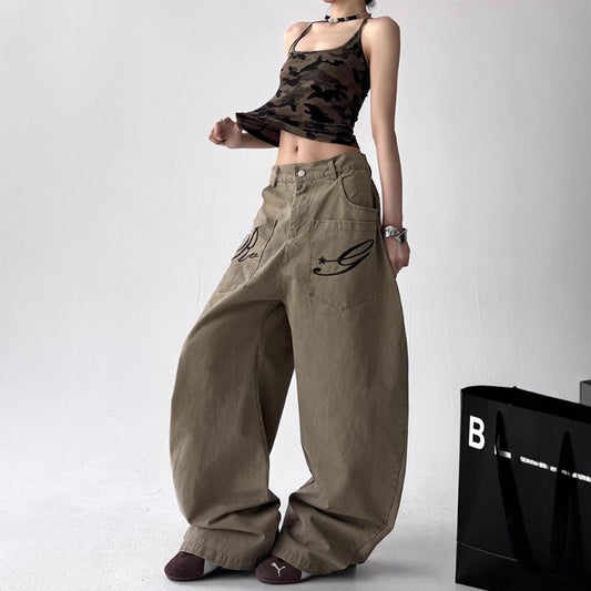 Women's jeans retro women's summer trousers