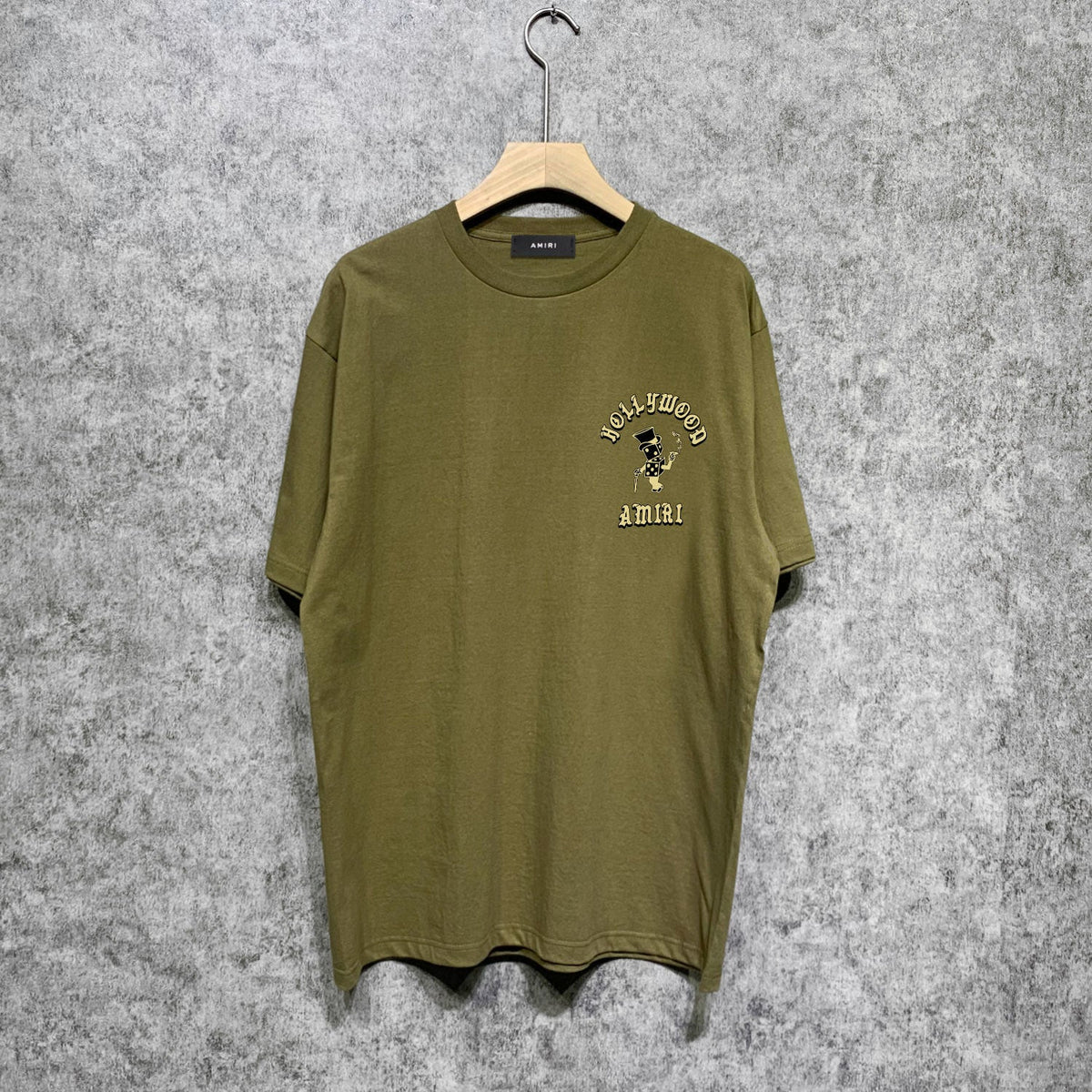 Amiri t shirts dice man printing short sleeves