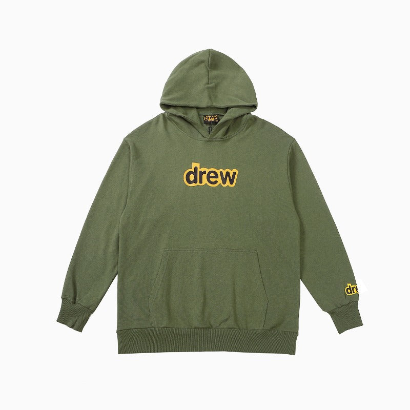 Drew house jacket autumn winter d@er letterprinting terry hooded sweatshirt