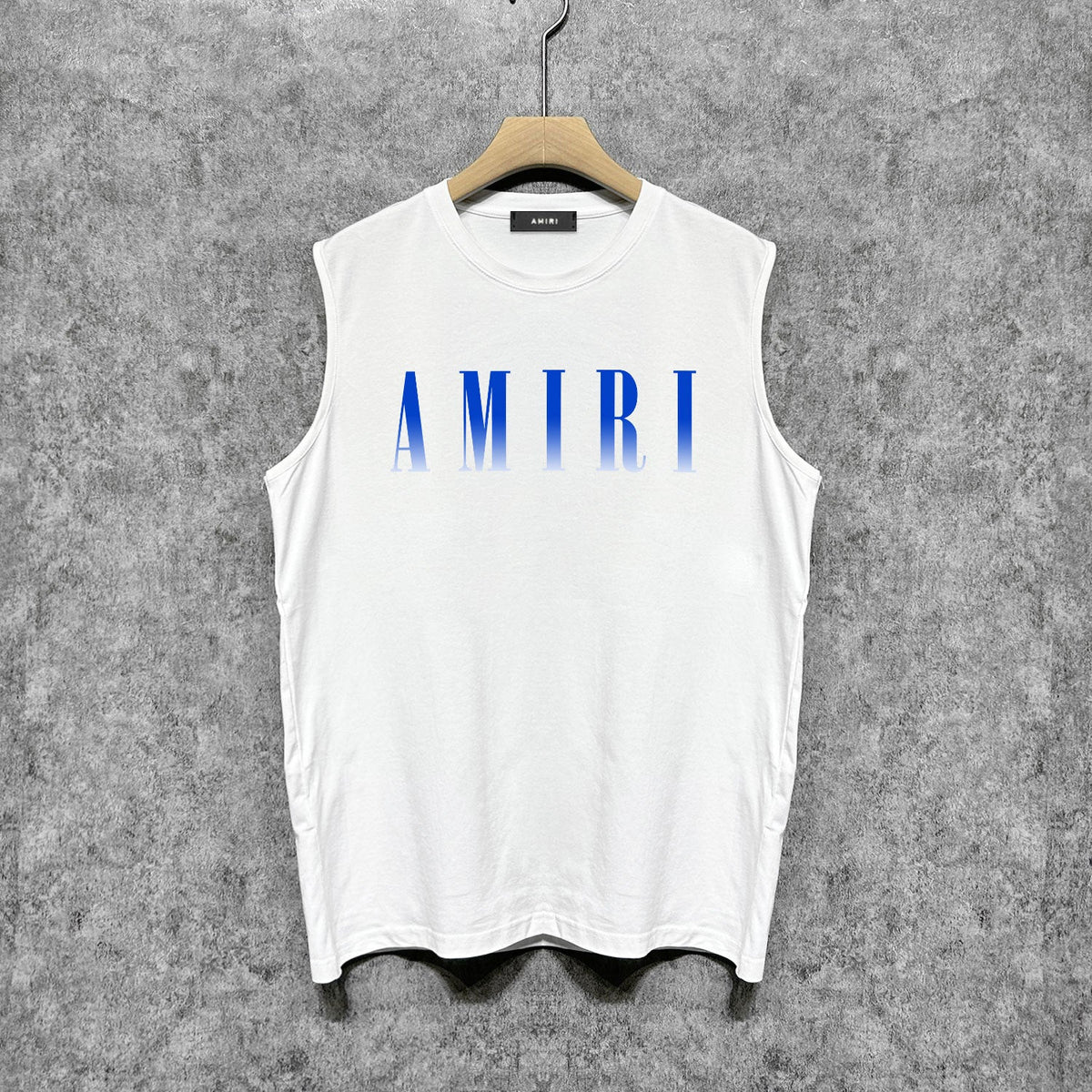 Amiri tank top gradient simple letter printing