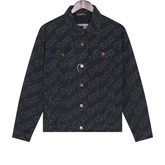 Drew house jacket spring & fall d@ew full printed barrage letterprintingjacketoutwear