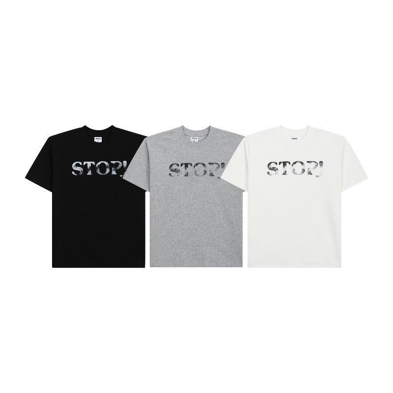 Men's t-shirt - american retro couple style streetwear deconstructed letter print design - men's crew neck slim fit short sleeve t-shirt