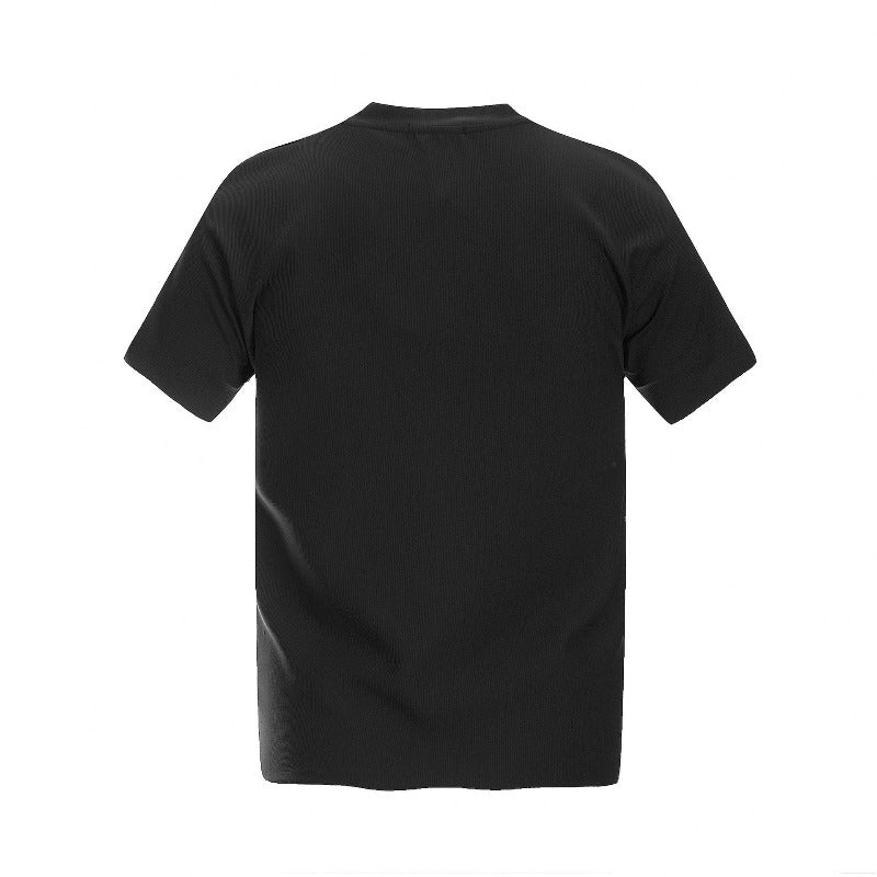 Men's t-shirt: american streetwear fit, solid color, deconstructed, unisex, high-end design, slim-fit short sleeve tee