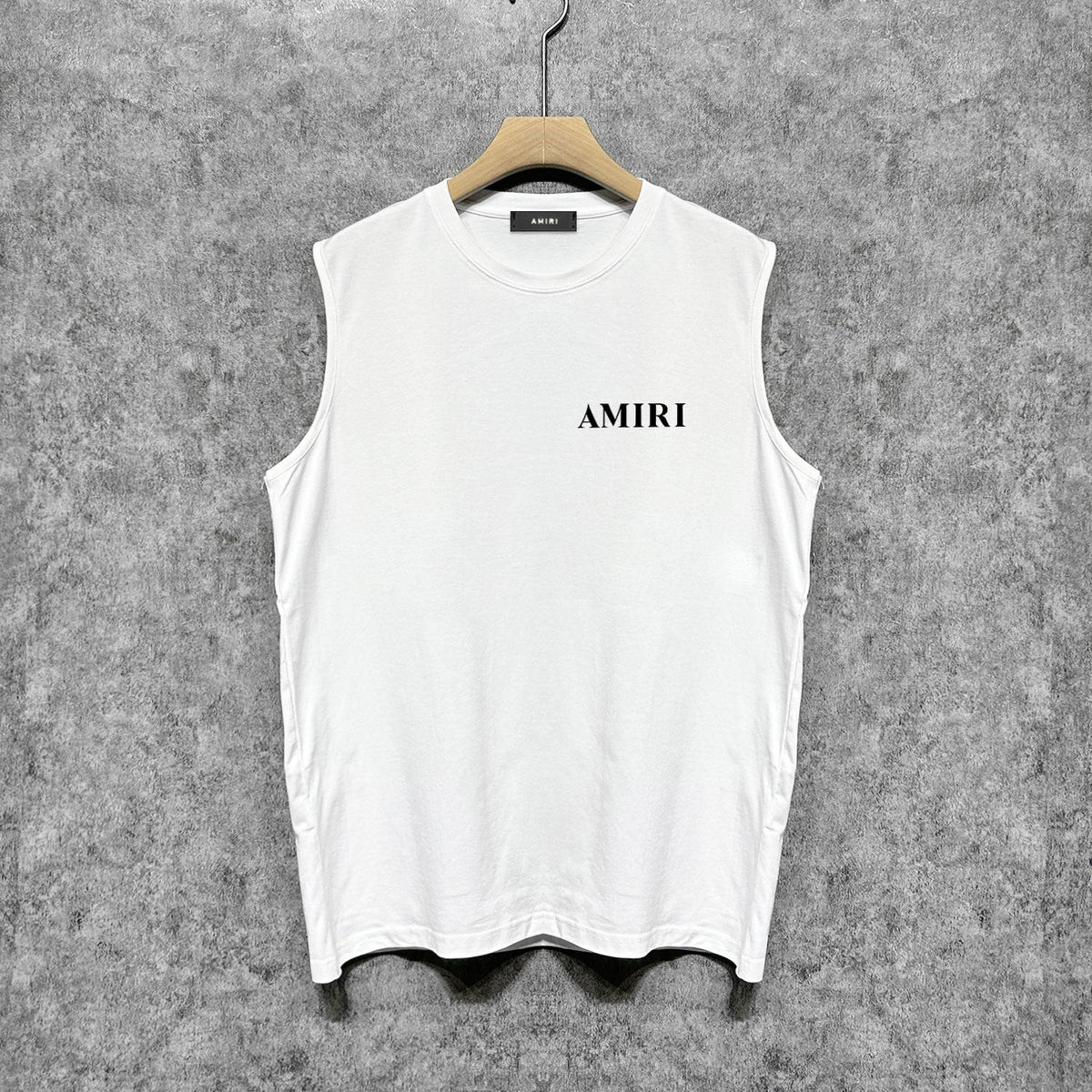 Amiri tank top new thick letterprinting