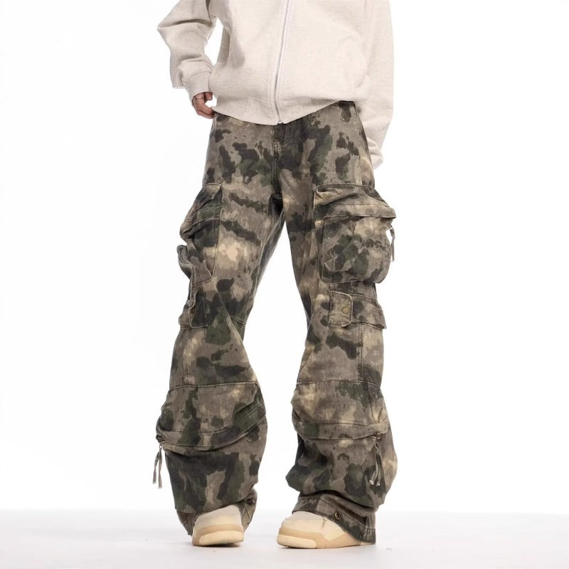 Women jeans summer camouflage